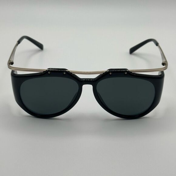 BRAND NEW SAINT LAURENT Sunglasses SL M137 Amelia 001 Black Gold Women - Picture 4 of 13